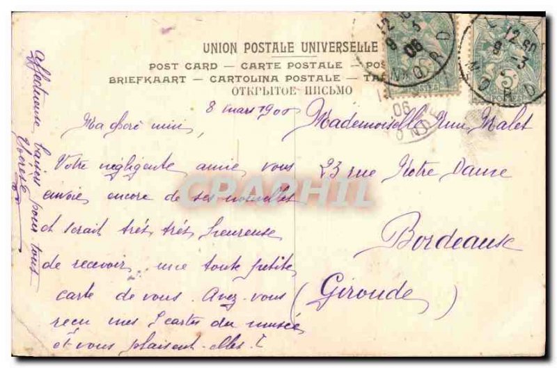 Postcard Old Agache Fortuna Museum of Lille