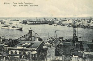 c1910 Lithograph Postcard; Habana Cuba Vista desde Casablanca Port, Ed. Jordi