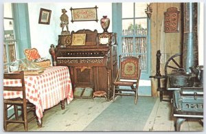 Vintage Postcard Elm Creek Indian Fort Kitchen Pioneer Village Minden NE 1869