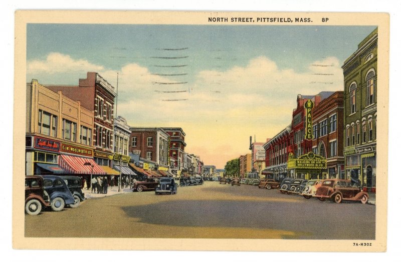 MA - Pittsfield. North Street circa 1937