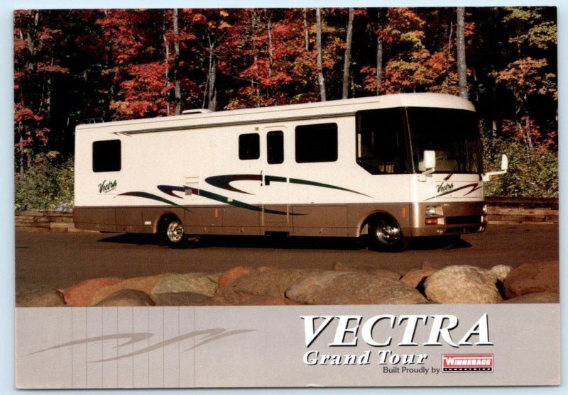Advertising 1995 WINNEBAGO VECTRA GRAND TOUR Motor Home RV ~ 4x6 Postcard