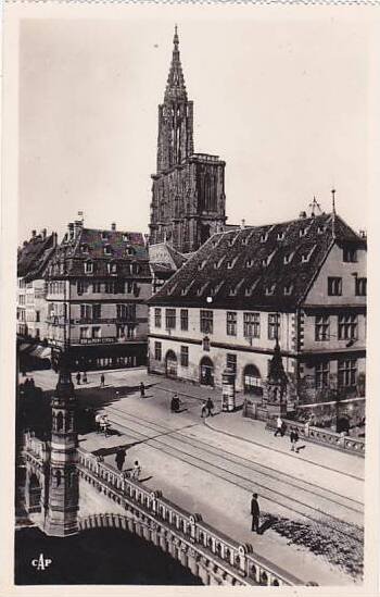 France Strasbourg Vue sur la Cathedrale et le Musee Historique Photo