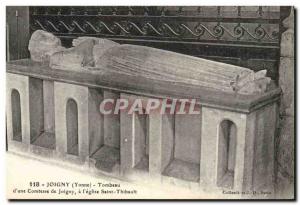 Postcard Ancient Tomb of Joigny & # 39A Countess of Joigny has the & # 39egli...