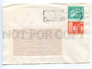 414491 EAST GERMANY GDR 1980 Ship Fish special cancellations real posted COVER