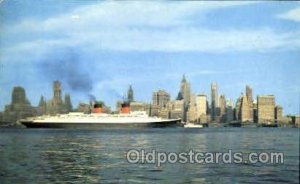 SS Ile De France, New York City Steamer Ship Unused light wear on top edge, c...