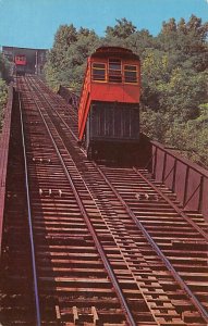 Red, Yellow Cars Duquesne Incline - Pittsburgh, Pennsylvania PA  