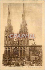 Old Postcard Clermont-Ferrand La Cathedrale