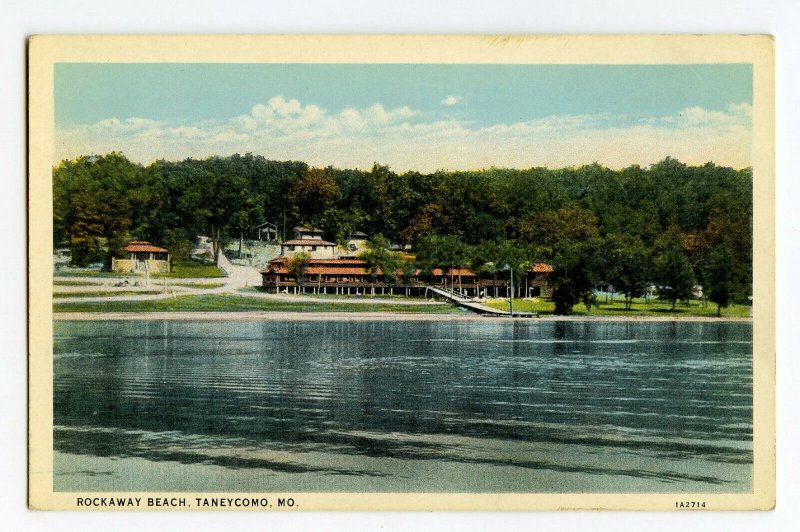 Postcard Rockaway Beach Taneycomo MO Missouri Standard View Card No. Three 