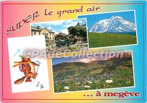 Postcard Modern Super big air Megeve (Haute Savoie) 1113 m alt