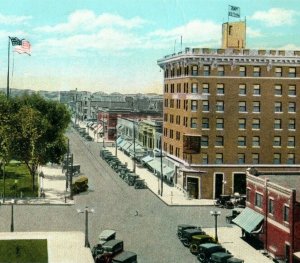 Vintage Bird's Eye View, Bismarck, N. D. P163