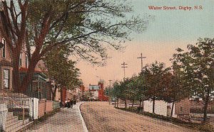 Postcard Water Street Digby Nova Scotia Canada