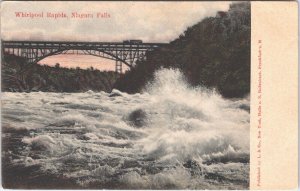Canada Whirlpool Rapids Niagara Falls  Vintage Postcard 03.62