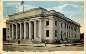 PA - York. Post Office, Corner of George & Princess Sts.