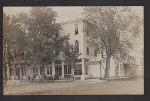 Baxter Springs KANSAS RPPC c1910 HOTEL BAXTER Main Street nr Columbus Galena KB