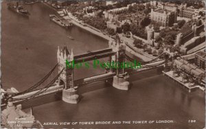 London Postcard- Aerial View of Tower Bridge and The Tower of London Ref.RS29286