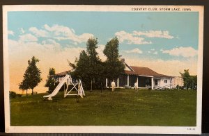 Vintage Postcard 1928 Country Club, Storm Lake, Iowa (IA)