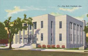 Alabama Fairfield City Hall Curteich