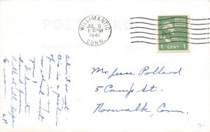 F11/ Plainfield Connecticut RPPC Postcard 1941 Grammar School
