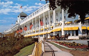 The Grand Hotel View From The Boulevard  - Mackinac Island, Michigan MI  