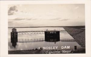 Nebraska Ogallala Kingsley Dam Real Photo