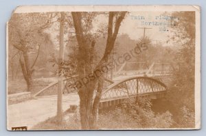 J94/ North East Maryland RPPC Postcard c1910 Twin Bridges Park Scene 326