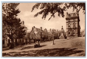 Chepstow Monmouthshire Wales Postcard Castle Street c1920's Frith's Series