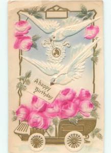 Divided-Back BIRDS SCENE Pretty Postcard AA9084