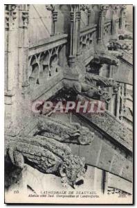 CPA Cathedrale de Beauvais Abside Cote sud Gargouilles et contreforts