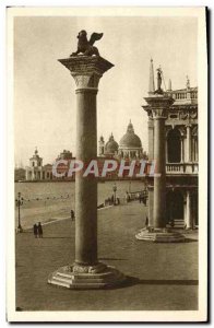 Old Postcard Venezia La Piazzetta vista dal Palazzo Ducale