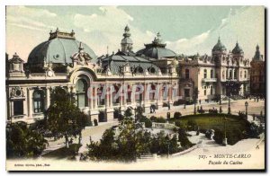 Old Postcard Monte Carlo Casino Facade