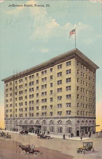 Illinois Peoria Jefferson Hotel 1912