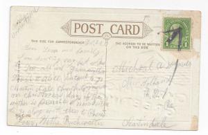 Christmas Art and Crafts Era Postcard Embossed Greetings