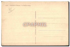 Old Postcard Poitiers (Vienna) The Red Flag