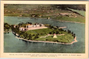 Postcard MILITARY SCENE Kingston Ontario ON AN8964