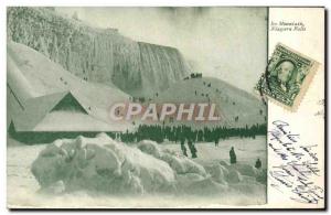 Postcard Old Ice Mountain Niagara Falls