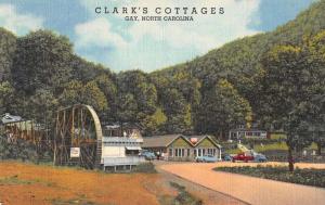 Gay North Carolina Clark's Cottages Cowee Mountain Vintage Postcard JE229487