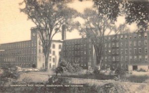 NH, New Hampshire  SOMERSWORTH SHOE FACTORY  Strafford County  c1940's Postcard