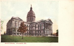 Vintage Postcard 1900's The State Capitol Atlanta Georgia GA