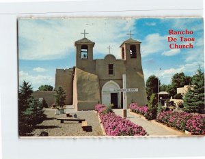 Postcard Rancho De Taos Church, Rancho De Taos, New Mexico