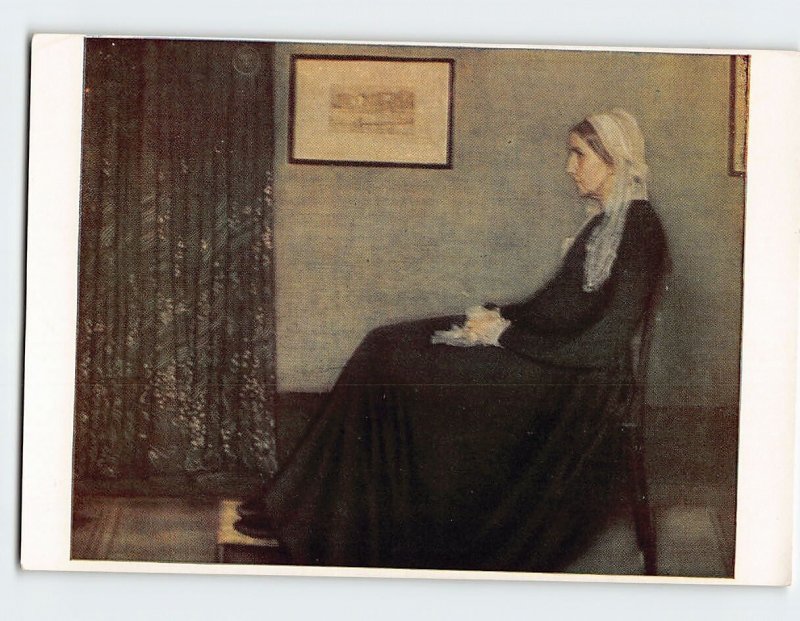 Postcard The Artist's Mother Painting by James McNeill Whistler