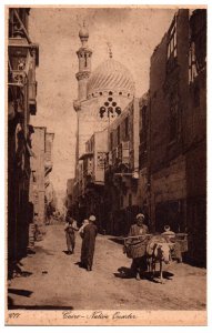 Native Quarter Cairo Egypt Postcard