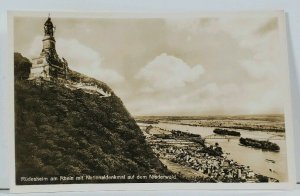 Germany Rudesheim Rhein National Monument on the Niederwald rppc Postcard L9