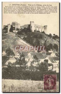 Old Postcard Druyes View On The Chateau Du Lac Jack