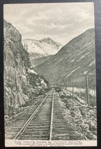 Mint Alaska Real Picture Postcard RPPC White Pass & Yukon Route Skaguay