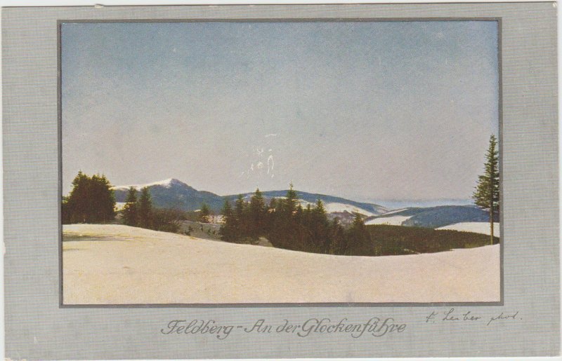 Feldberg Baden Württemberg Germany Postcard