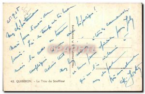 Old Postcard Quiberon The Blowhole