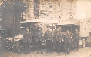 Scotland Edinburgh Bangour Hospital WW1 Solders Medics Real Photo PC AA111521