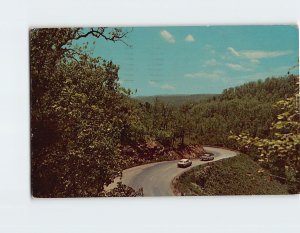 Postcard U. S. Highway 62, In The Beautiful Arkansas Ozarks, Arkansas