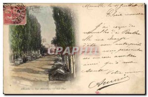 Old Postcard Arles Aliscamps
