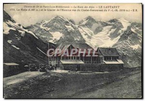 Postcard Old Railroad Paris Lyon Mediterranee Route des Alpes The Lautaret Me...